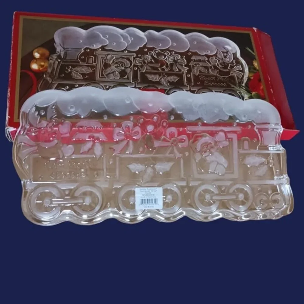 Gorham a holiday tradition north pole express  train platter server